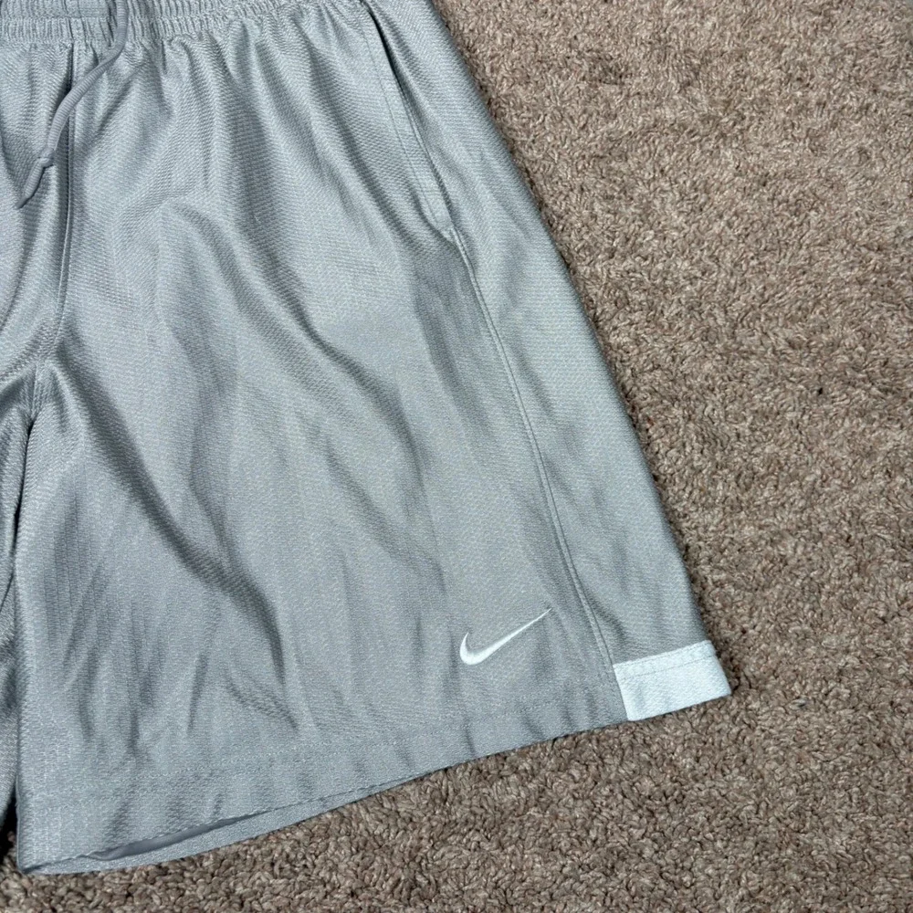 Nike Mens Basketball Shorts Grey Dazzle Shimmer Mesh Athletic Gym Training XL